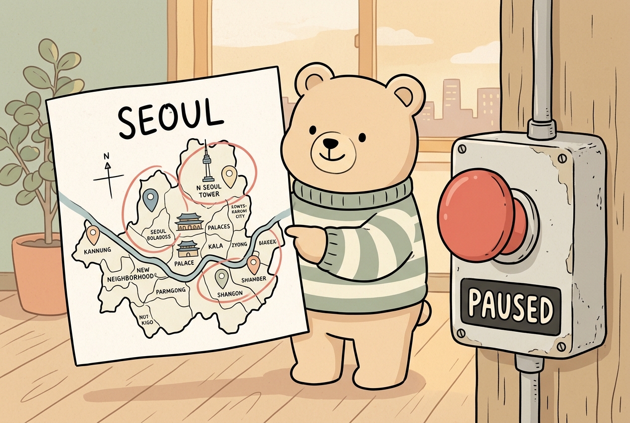 메타 광고 타겟팅과 일시중지 버튼